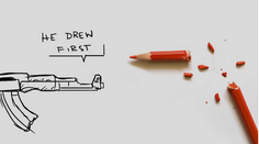 Karikaturisti reagujú na útok teroristov na parížsku redakciu