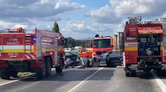 Nehodu pri Galante neprežil dlhoročný policajt (†46), ťažko zranenú ženu prevážal vrtuľník