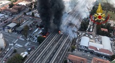 Výbuch na talianskej diaľnici má jednu obeť, ohnivá guľa napáchala obrovské škody