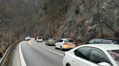 FOTO: Cesta pod Strečnom je časovaná bomba. Skala sa odtrhla na mieste, ktoré sa zdalo byť bezpečné