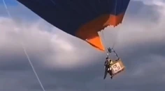VIDEO: Krušné chvíle počas nafukovania balóna. Kolos odrazu vzlietol aj s pracovníkom