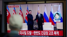 Putin pricestoval na ruský  Kozmodróm Vostočnyj, stretol sa s Kimom