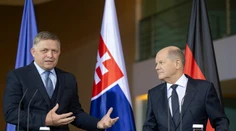Robert Fico v Berlíne vyhlásil, že vzťah SR a Nemecka nezaťažujú rozdielne názory na vojnu na Ukrajine