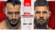 UFC Fight Night prichádza na VOYO: Vrcholom večera bude ostro sledovaný zápas Reyes vs. Procházka