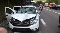 Dopravnú nehodu pri Martine neprežil starší muž. Chcel prejsť cez neriadený priechod pre chodcov