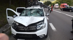 Dopravnú nehodu pri Martine neprežil starší muž. Chcel prejsť cez neriadený priechod pre chodcov