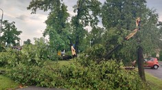 V Sobranciach vyhlásili mimoriadnu situáciu. Silná búrka napáchala škody vo viacerých obciach