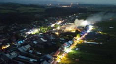 Obrovský požiar v Poľsku: Zhorela takmer celá dedina