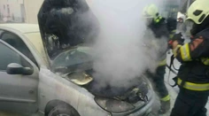 Na čerpacej stanici na D2 v Bratislave horelo auto