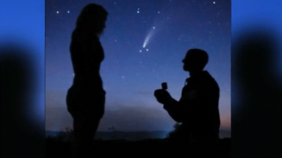 Výnimočné zásnuby. Muž pokľakol vo chvíli, ktorá sa opakuje raz za 6800 rokov