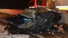 Tragická nehoda na diaľnici D1 pri Liptovskom Mikuláši, čelnú zrážku neprežil 60-ročný vodič