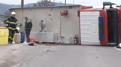 Felícia prevrátila hasičské auto v Trenčíne