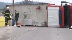 Felícia prevrátila hasičské auto v Trenčíne