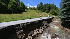 Takáto spúšť ostala v Kremnických Baniach po daždi