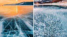 OBRAZOM: Bajkalské jazero sa v zime mení na ľadové kráľovstvo