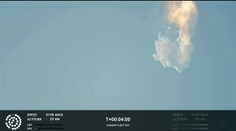 VIDEO: Raketa Starship niekoľko minút po štarte vybuchla