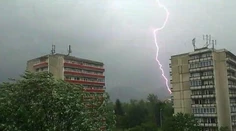 Hromy a blesky v Kysuckom Novom Meste