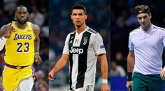 Rebríček 100 najslávnejších športovcov súčasnosti: Najpočetnejšie zastúpenie má futbal