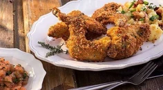 RECEPT NA DNES: Chrumkavý králik v chlebovo parmezánovej kruste