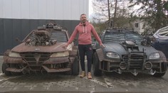 Marcel je nadšencom rat štýlu. Zo starých vozidiel vyrába autá ako z postapokalyptických filmov