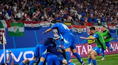 FOTO+VIDEO: Šok v Lipsku. Chorváti boli sekundy od postupu, schladil ich prvým gólom za Taliansko Zaccagni
