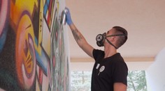 Grafiťáka zo Žiliny inšpiroval velikán výtvarnej tvorby
