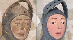 Učiteľ zreštauroval historickú sochu. Je to katastrofa