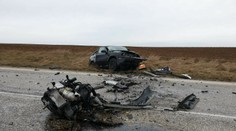 Pri Alekšinciach zomrel pri čelnej zrážke policajt (†42)