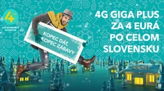 Nový dátový balík 4ky ponúka surfovanie na takmer celom území Slovenska