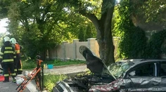 Hasiči zasahujú pri vážnej nehode pri Abramovej. Zrazili sa tri autá