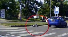 Mladá vodička nedala prednosť chodcovi. Martinčan zázrakom prežil
