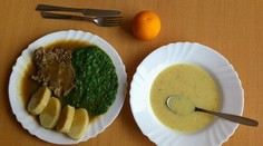 Opité ragú s kvakou a krémovou polentou