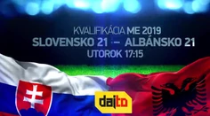 Dajto odvysiela zápas Slovensko U21 – Albánsko U21