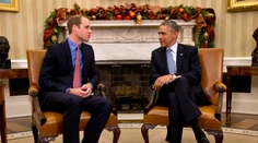 Princ William sa v Bielom dome stretol s Barackom Obamom