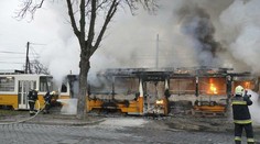 V Budapešti horela električka