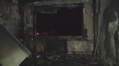 Požiar v 12-poschodovom vežiaku v Ružomberku. Priotrávilo sa aj 13-ročné dievča