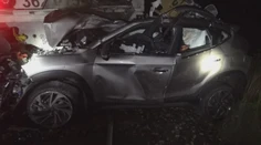 Nočná tragédia na priecestí pri Palárikove: Vlak tlačil SUV asi dvesto metrov