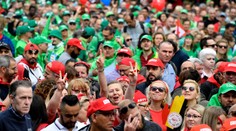 Masívne protesty v Belgicku. Až 70-tisíc obyvateľov žiadalo riešenie prudko rastúcich životných nákladov a vyššie mzdy