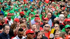 Masívne protesty v Belgicku. Až 70-tisíc obyvateľov žiadalo riešenie prudko rastúcich životných nákladov a vyššie mzdy