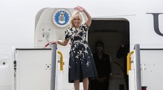 Prvá dáma USA Jill Bidenová je už na Slovensku