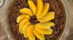 Krúpkový nákyp s orechani a goji