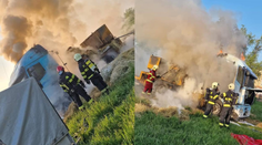 Večer im v Prešove tlieskali, ráno podpálili majetok. Známy český cirkus prosí o pomoc