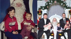 Podarení bratia: Už 33 rokov sedia Santovi na kolenách