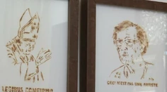 Uhádnete, čím umelec namaľoval tieto obrazy?