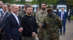 Ukrajinský prezident Zelenskyj pricestoval do Berlína