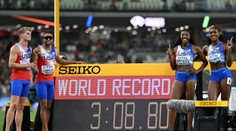 Amerika sa v mix štafete postarala o najlepší čas histórie. Holandsku vzal medailu pád