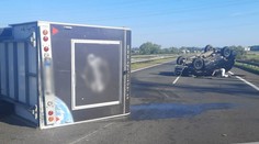 Nehoda na diaľnici D2. V smere z Bratislavy do Malaciek bola uzavretá