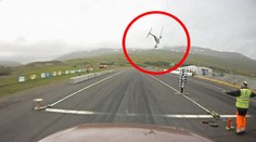 Kamera zachytila desivý moment: Pád lietadla na letisku