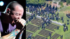 Pohreb Chestera Benningtona: Rozlúčilo sa s ním takmer 200 ľudí