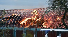 Obrovský požiar na východe Slovenska: Horí slama v areáli teplárne